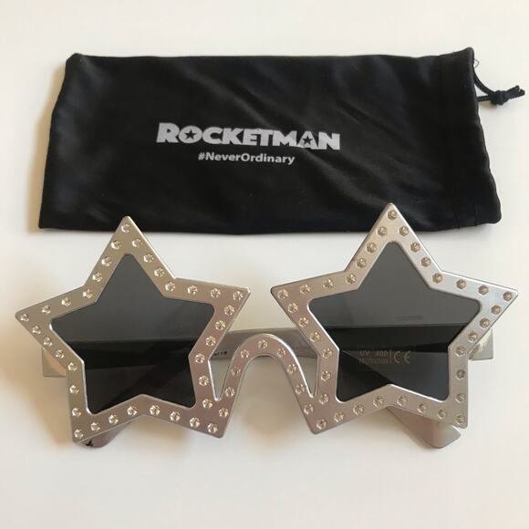 Elton John Rocketman Sunglasses Movie Golden Globes NEW NIB Prop Costume Legend - Picture 9 of 10